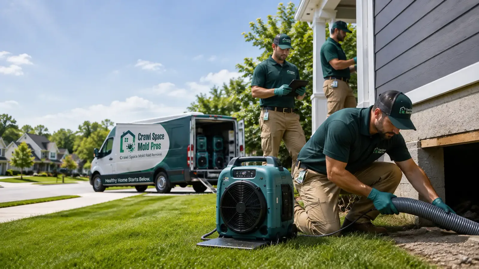 Crawl Space Mold Removal in Palmer, MA